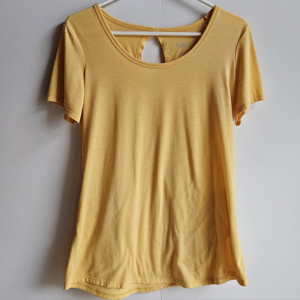 2 for $12: Old Navy Active Go-Dry Yoga Top with Wrap Back in Women's S Tall